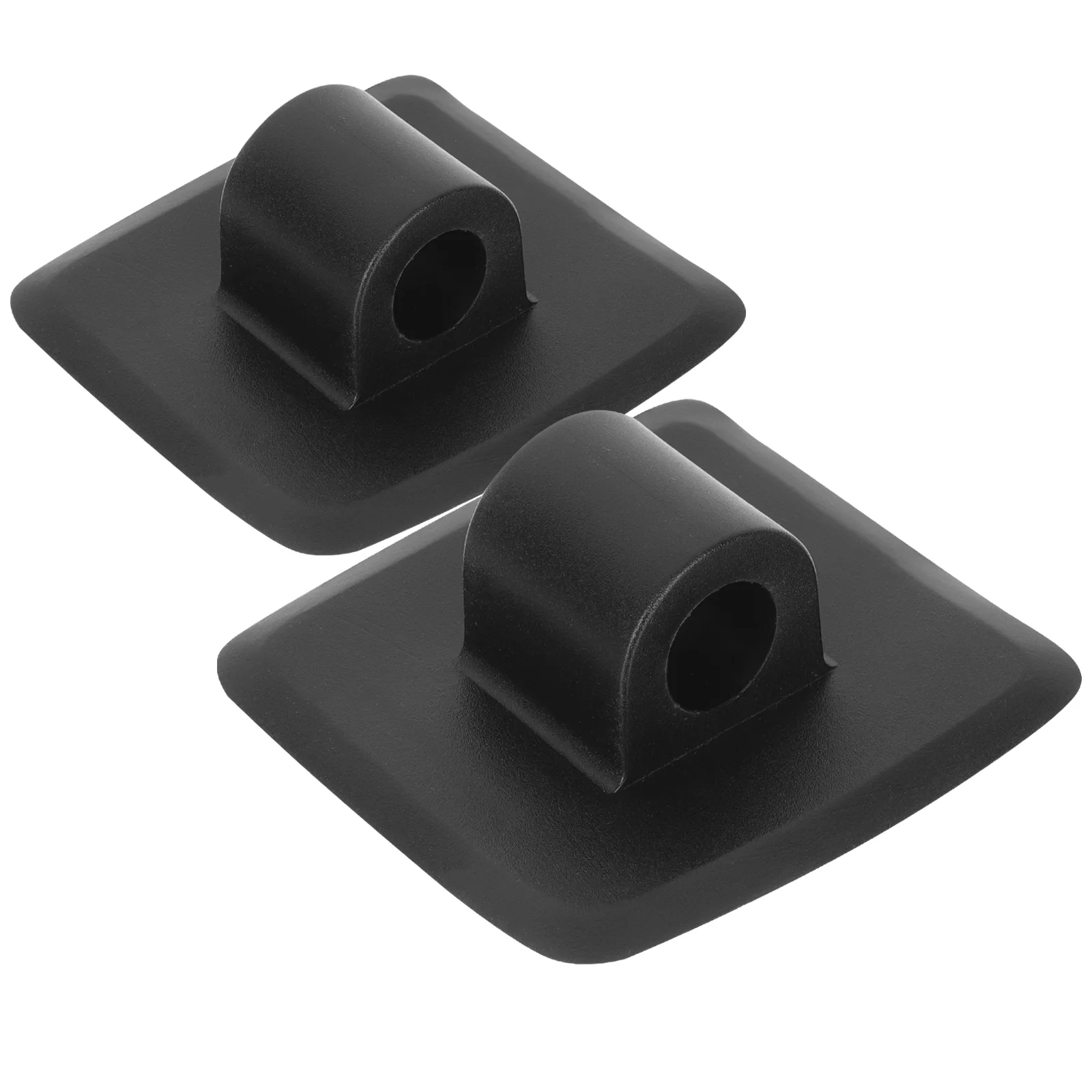 

2 Pcs Boat Motor Buckle Kayak Engine Clip Rack Major Fixing Bracket Plastic Mounting Support