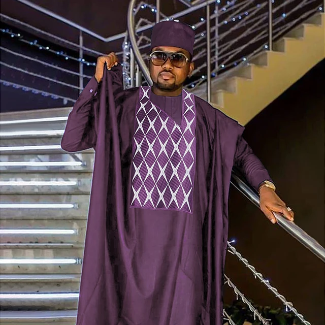 Mustapha Embroidered Agbada Outfit