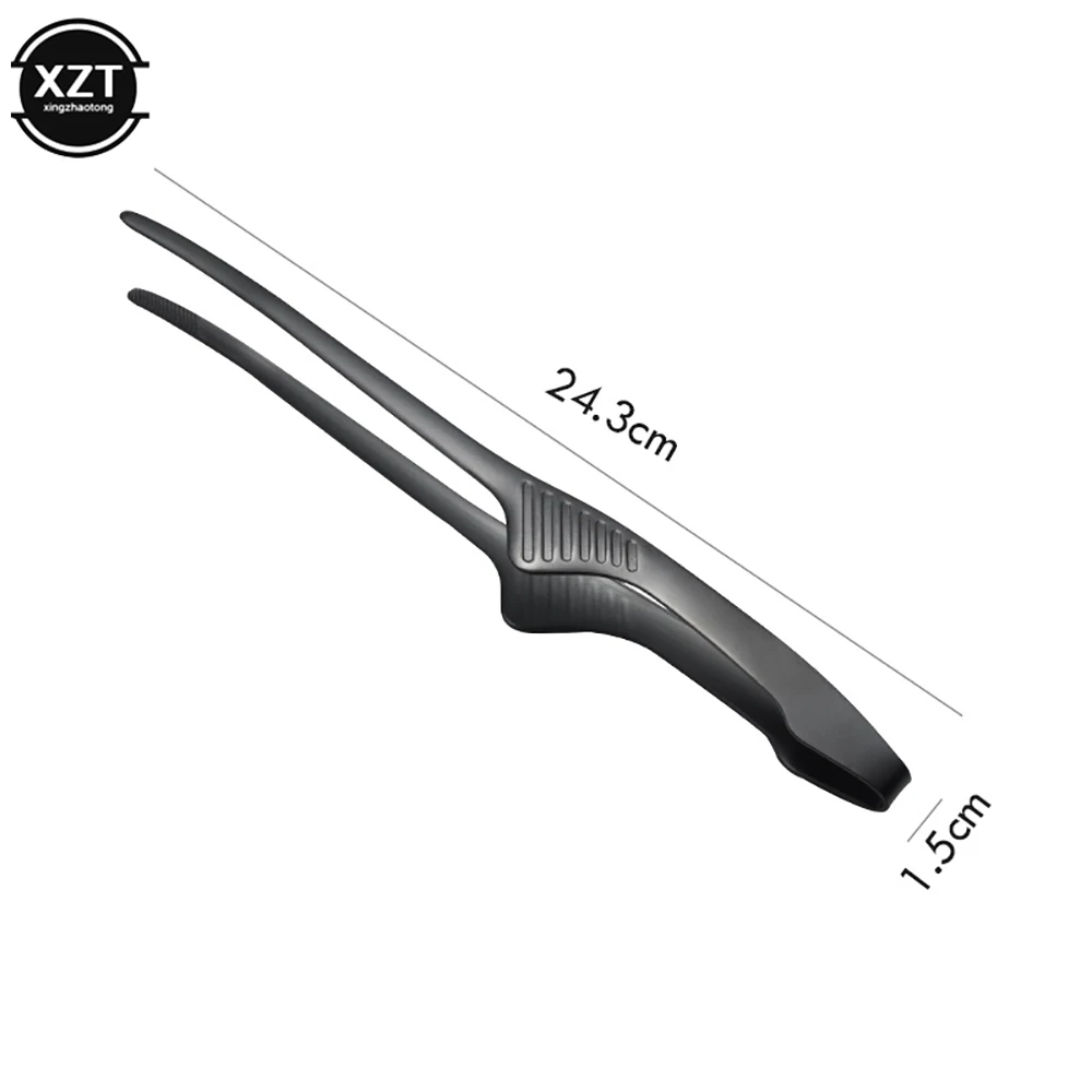 Delicate Koreanischen Metall Grill Clips Anti-slip Selbst-standing Zangen Multi-zweck Lebensmittel Clips Küche Gadgets Grill zubehör