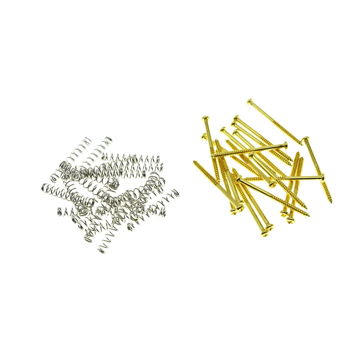 Dopro 20Pcs Gold Bass Guitar Pickup Mounting Screws And Pickup Springs Fits Precision P Bass Jazz J Bass Or P90 Soap Bar Pickups