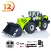JDM 198 RC Loader 1/14 ZW370 RC Hydraulic Loader Metal Model RTR with Light and Sound System Remote Control Car Adult Toy 1