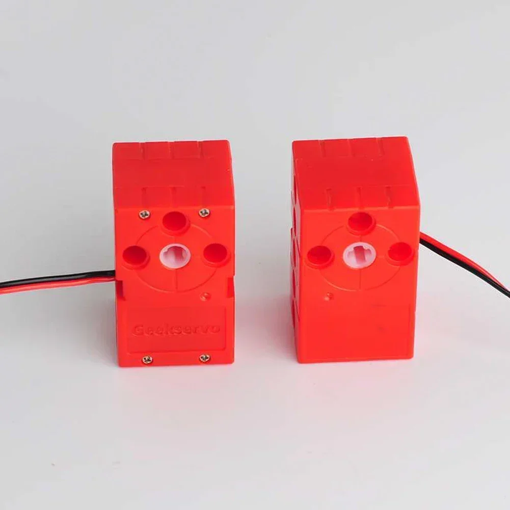 0.7kg Building Block Servo Motor 360&deg; Continuous Rotation Fast Dual Output High Torque Compatible with legoed Microbit Geekservo