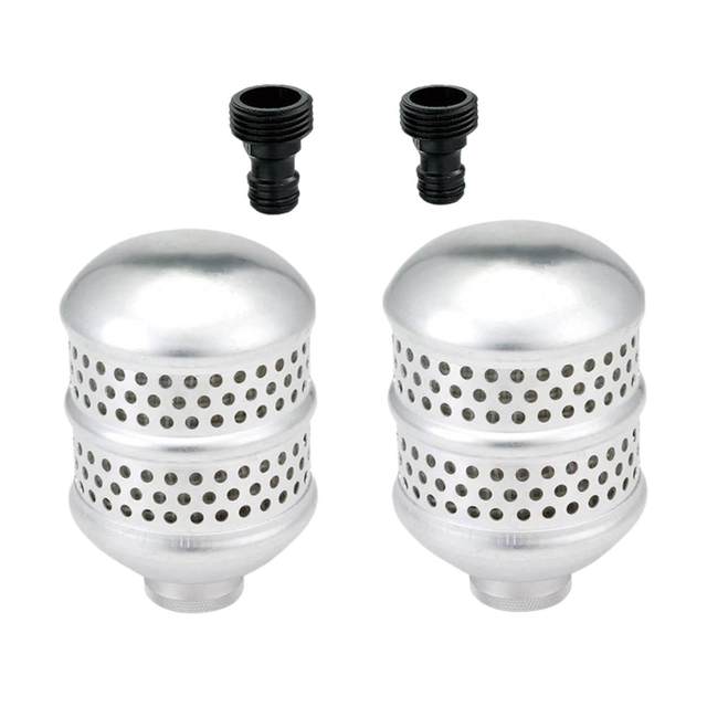 2 Pieces Bubbler Sprinkler Head Irrigation,Gentle Flow,Aluminum Soaker Sprinkler Head for Vegetable Garden Flowers Outdoor