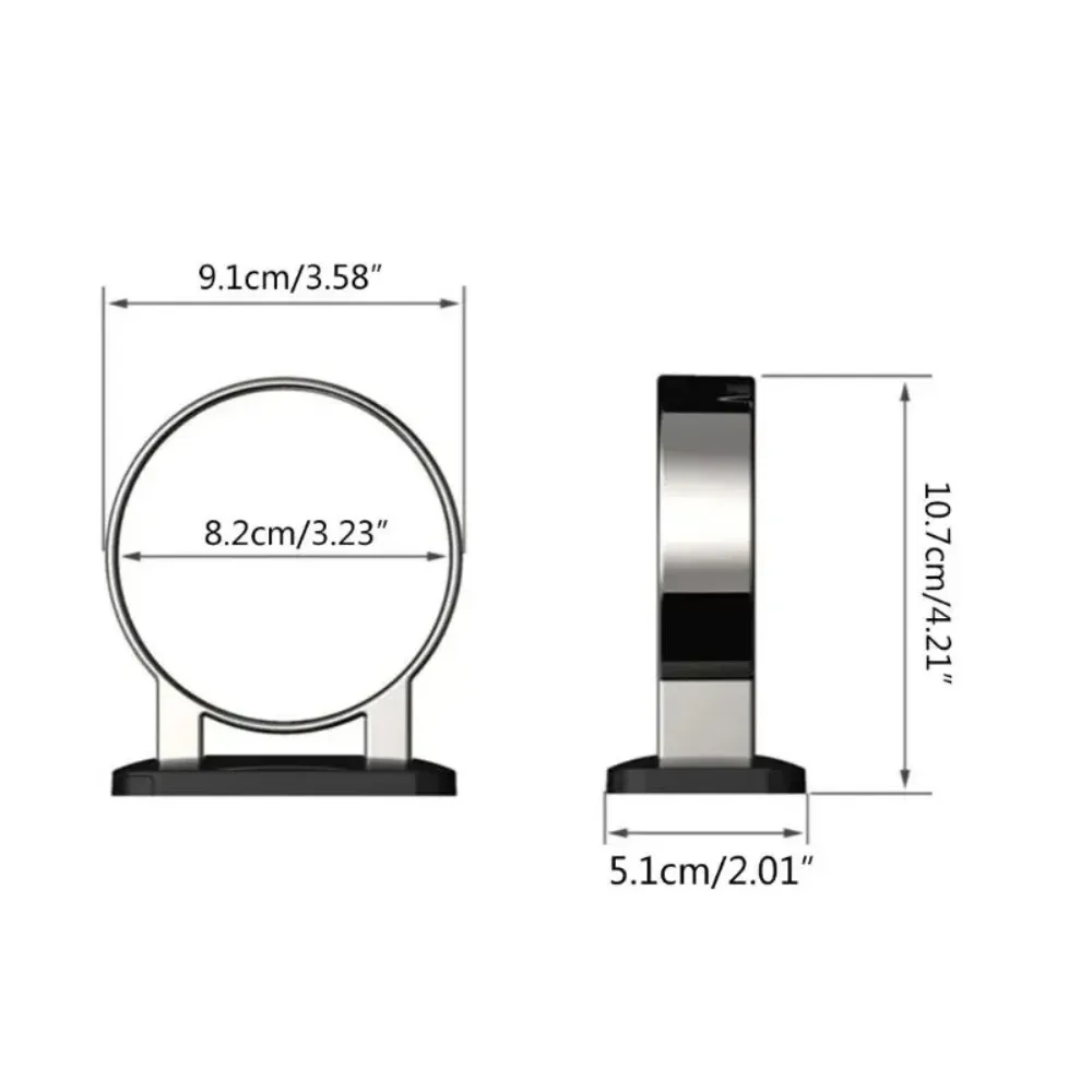 Punch-free Hairdryer Storage Rack Wall Mounted Holder Stand Shelf For Home Bathroom Dressing Room No Drill Organizer