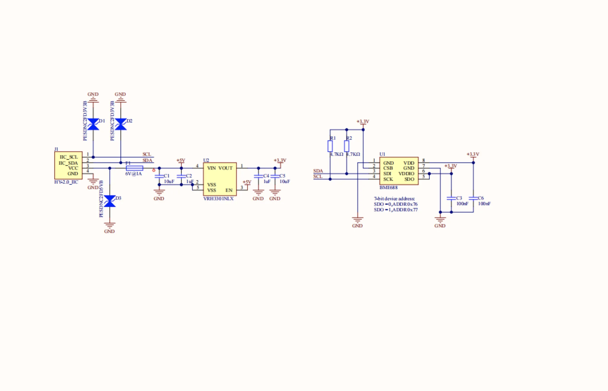 Official ENV Pro Unit with Temperature, Humidity, Pressure and Gas Sensor (BME68