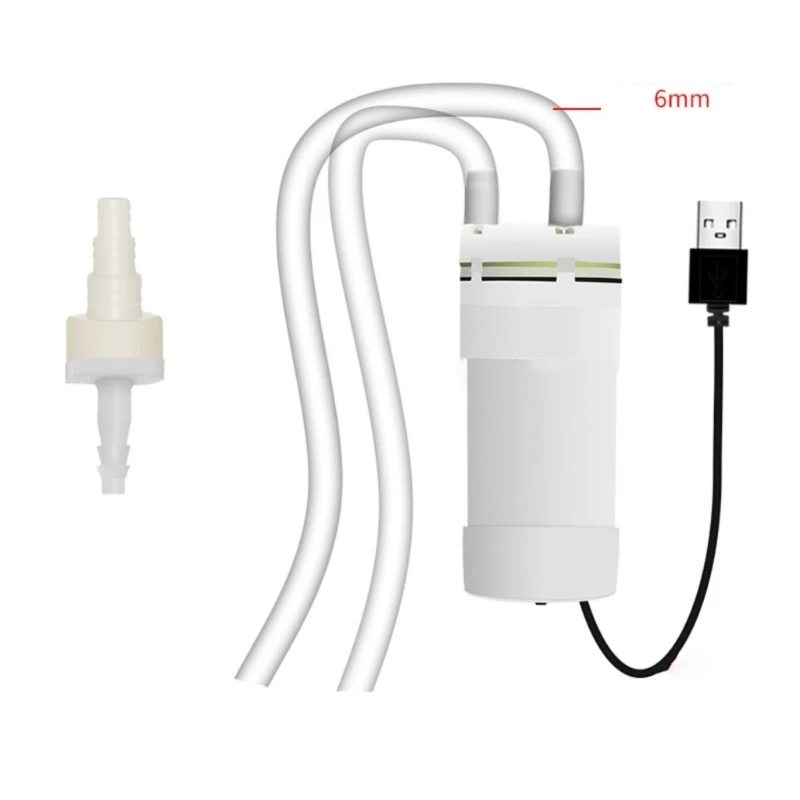 5V USB Mini Water Cooling 4L/min Self-priming for Fish Water Dispenser Circulating Craft Fountain H8WD