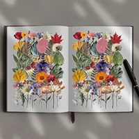 10/25/50 шт. смешанные прозрачные наклейки с цветами и листьями для декора, канцелярские принадлежности для скрапбукинга, дневника, бутылки с водой, телефона, ноутбука — изображение 4