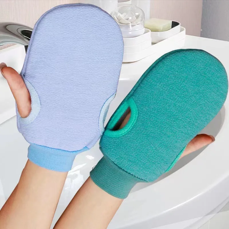 1PC Scrub Exfoliating Gloves For Body Cleaning Shower Towel SPA Foam Body Massage Durable Gloves Deep Cleaning