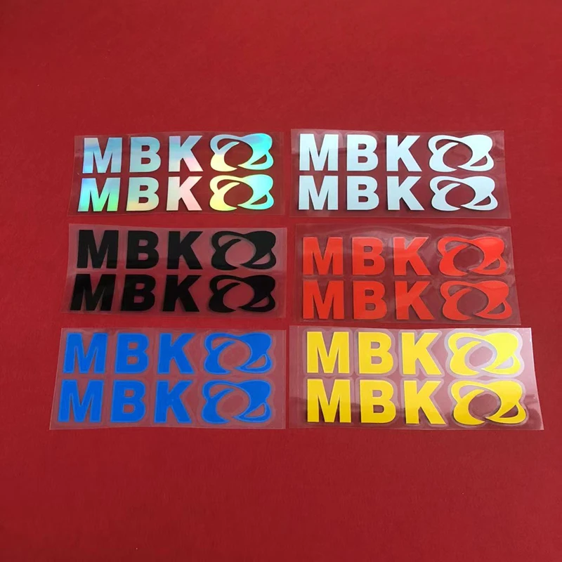 

2pcs Motorcycle sticker Motorcycle modified MBK logo decorative sticker motorcycle accessories