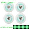 Flash Inline Skate Wheels 4pcs LED Roller Wheels 60/62/64/68/70/72/76//80/90/100/110/125mm Speed Skates Accessories 6