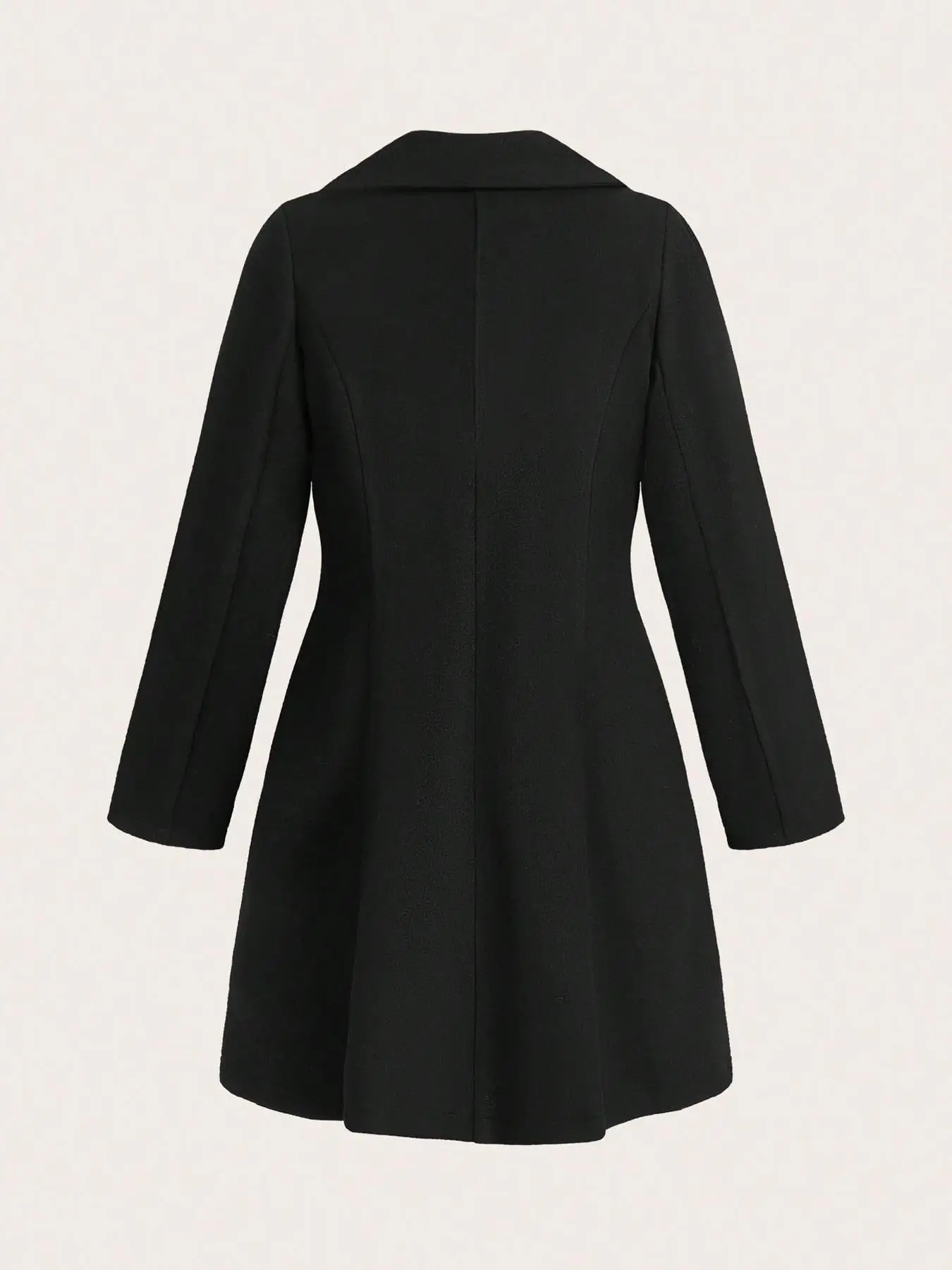 Women's Fashionable Woolen Coat, Stylish Outerwear for Ladies, Trendy Design, Perfect for Casual Wear, High-Quality Material - 3