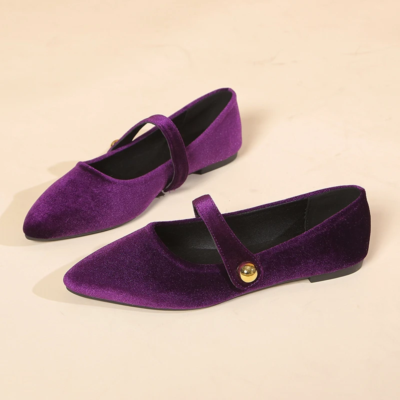 حذاء فردي بكعب مربع غير قابل للتحلل بمقدمة مدببة ل...