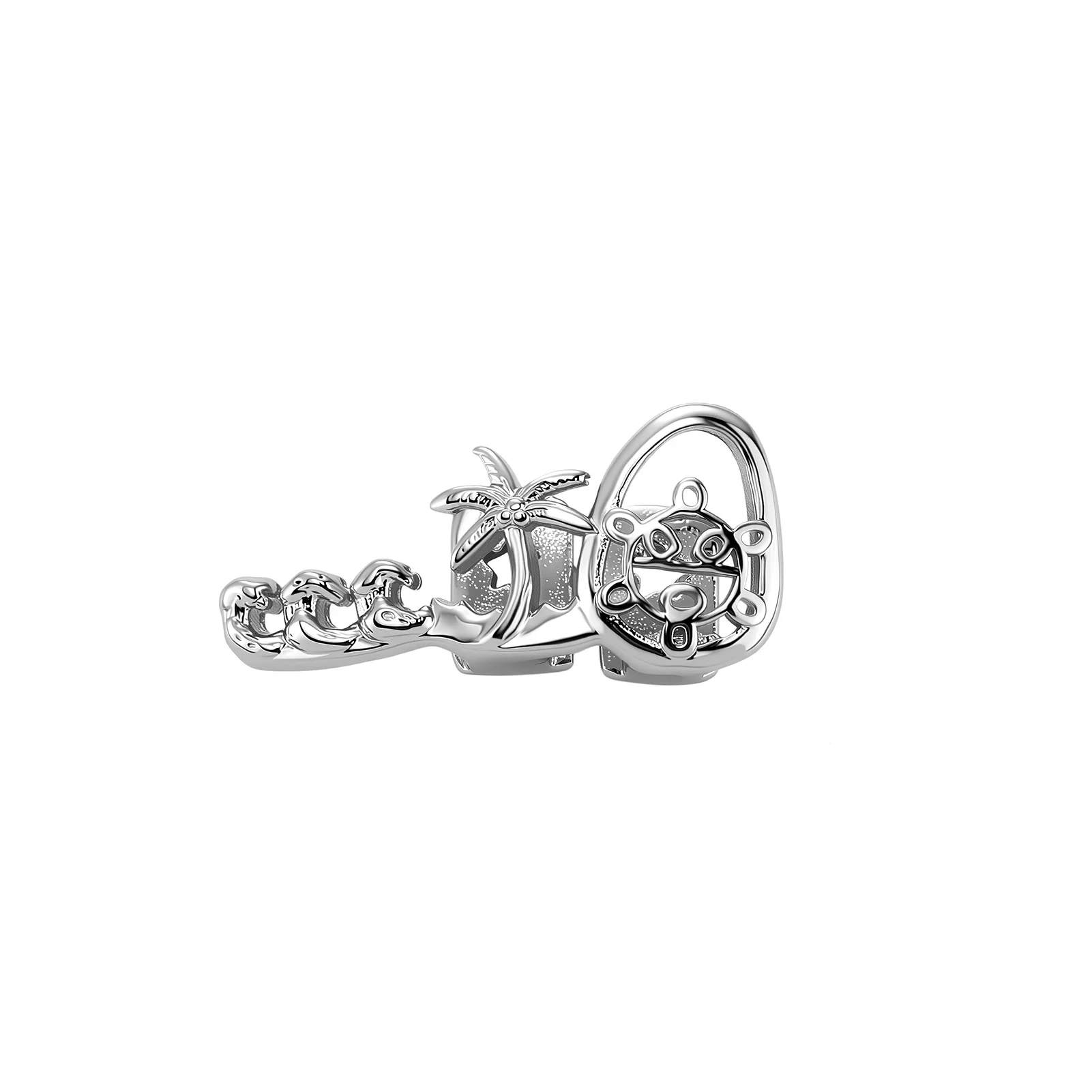 JINAO Hip-Hop New Wave und Beach Double Teeth Grillz für Männer und Frauen, Ober- und Unterkiefer, glänzend, Urlaub, Grill, Punk, Rapper, Weihnachtsgeschenk – Detail 2