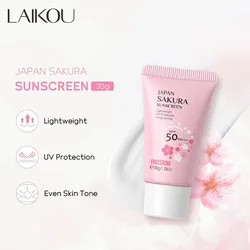 Sakura SPF50 Facial Sunscreen and Brightening Moisturizer Cream - 30g