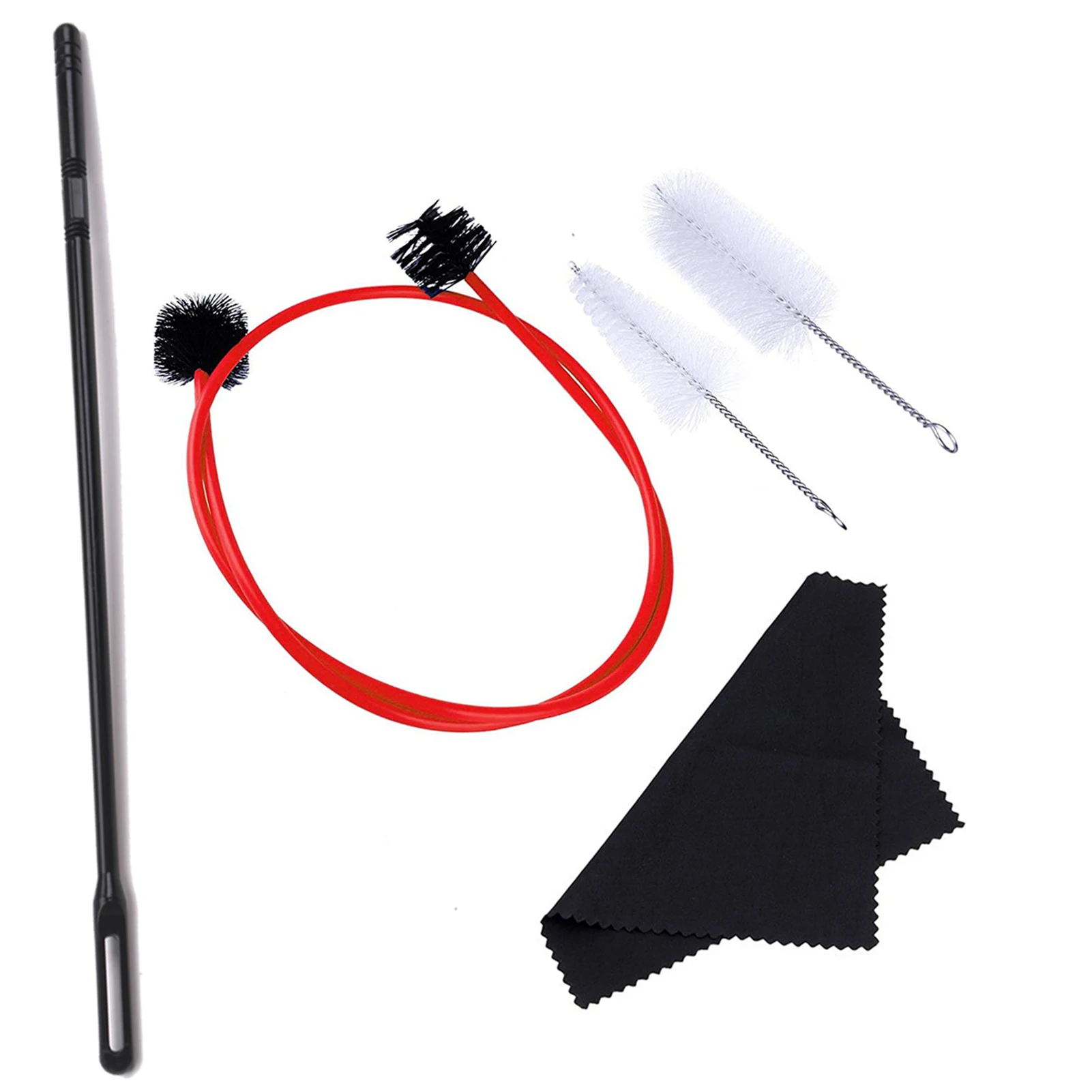 Trumpet Maintenance Cleaning Care Kit Set Including Mouthpiece Brush Valve Brush Flexible Snake Cleaning Cloth trumpet cleaning kit