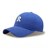 R Letter Baseball Cap Men Women Cotton Large Size Hat for Big Head 65-70cm 60-65cm 56-60CM 3