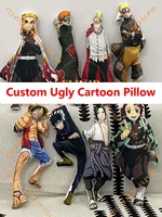 Custom 3D Cartoon Character Portrait Pillow,Funny Cat/Dog Pillow,Personalized Pillow ,Pet Loss Memorial Gift,Pet Lover Gift 2