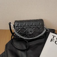 Minimalist Leather Crossbody Bag - Retro Textured Purse With Designer Letter Logo & Generous Storage For Daily Essentials 1