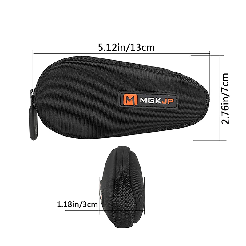 Wind Music Instrument Accessories Saxophone Mouthpiece Storage Bag Clarinet Mouthpiece Black Storage Protection Bag