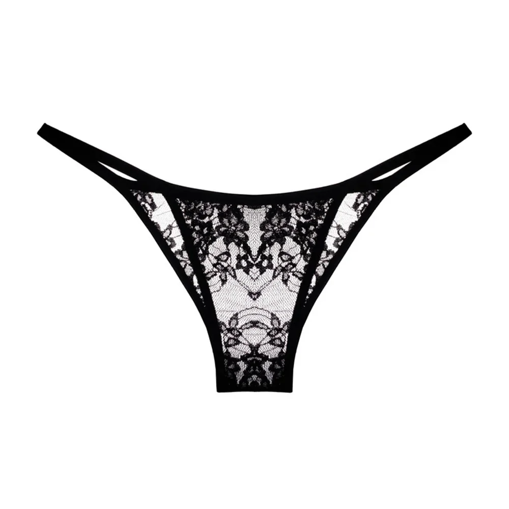

Womens See Through Ultra Thin Panties Seamless Low Rise Thongs Lace Mesh Sheer Smooth G-String Breathable Sexy Low-Rise Lingerie
