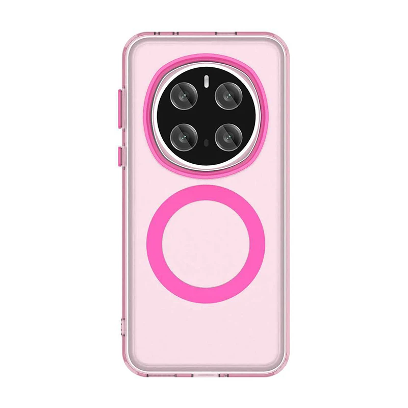 Candy Color Magnetic Translucent Frosted Phone Case Cover