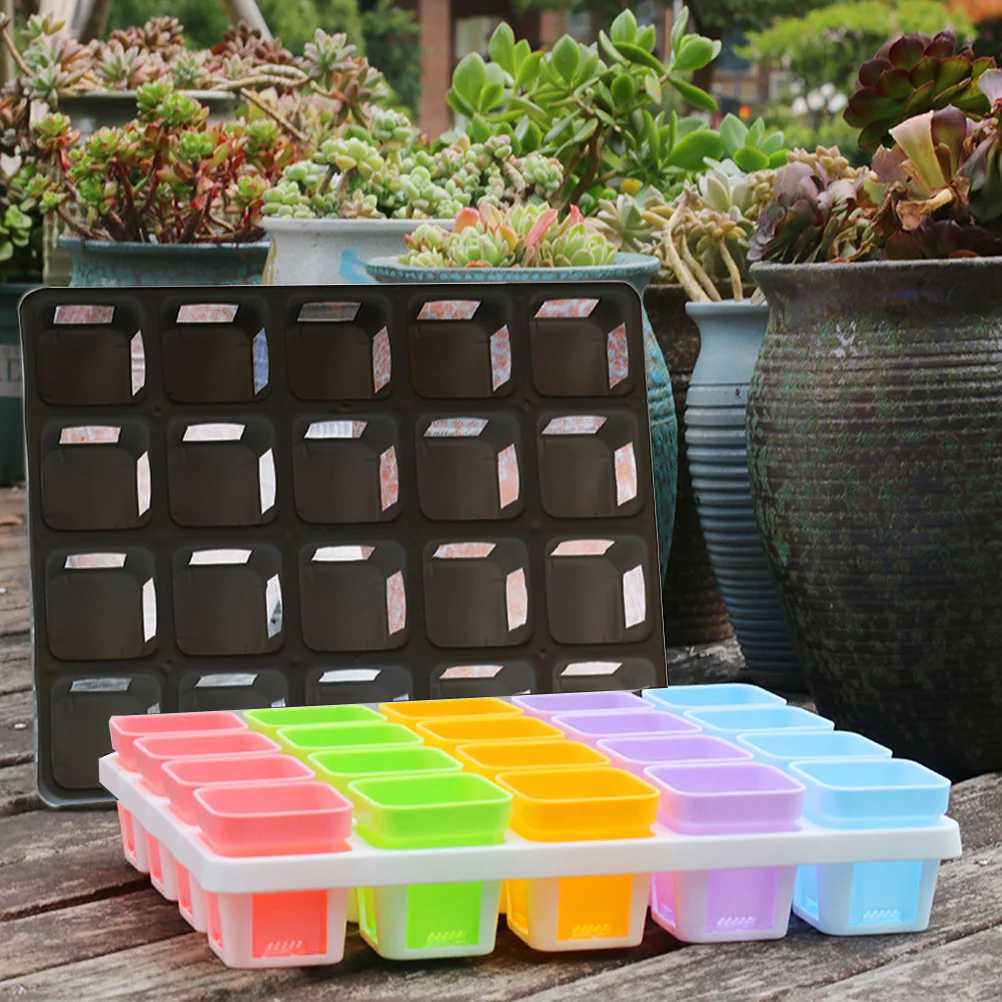 

2pcs Plant Germination Rack Household Role Plant Growing Cup Nursery Sowing Brackets