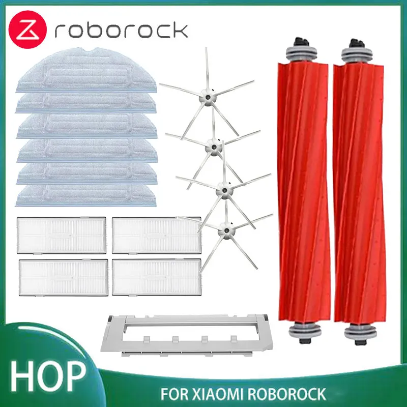 for Xiaomi Roborock S7 S70 S7Max T7S T7S Plus Mijia Main Brush cover Hepa Filter Mop Pad Spare Parts Vacuum Cleaner Accessories