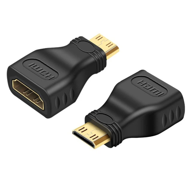 Mini hdmi vers hdmi adaptateur hd mini conversion tablette Dv caméra à la  télévision, 5pack