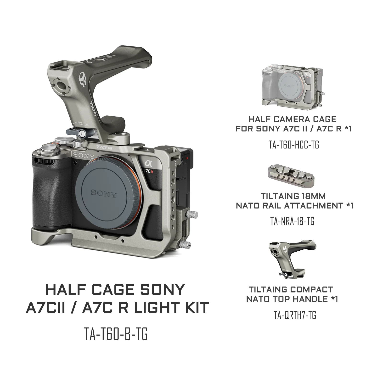 TILTA TA-T60 フルカメラケージ Sony a7C II / a7C R Sony A7 C
