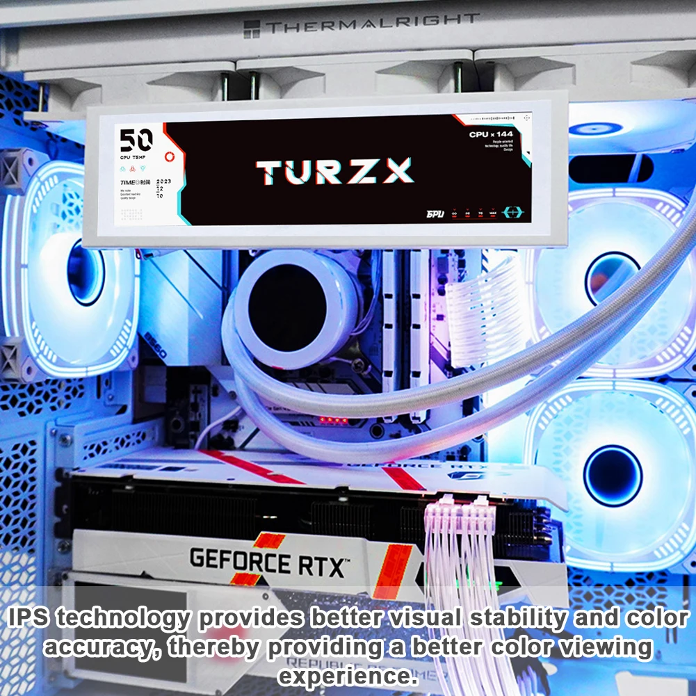 ǻ ͸ Ʈ USB  ÷, PC ̽  ũ, 8.8 ġ IPS CŸ  ũ, CPU GPU RAM, 1920*480