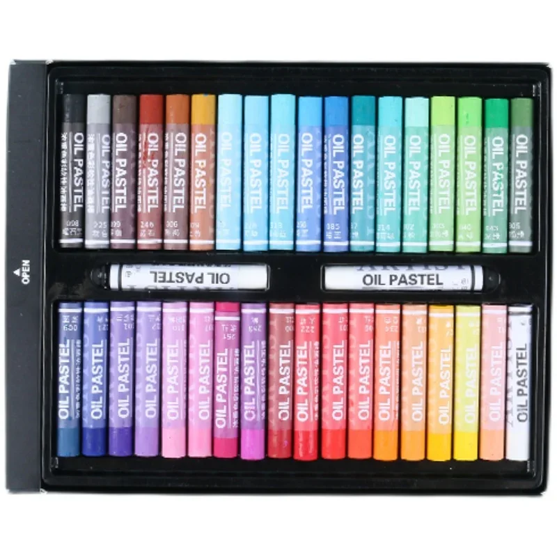 12/24/36/48 Colors Super Soft Heavy Color Oil Stick Art Macaroon Standard Color System Safe Non-toxic Painting Crayons oil pastels