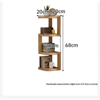 Table de chevet moderne minimaliste en bois avec 2 tiroirs de rangement, meuble de chambre à coucher, tables de chevet en bois pour chambre à coucher 6