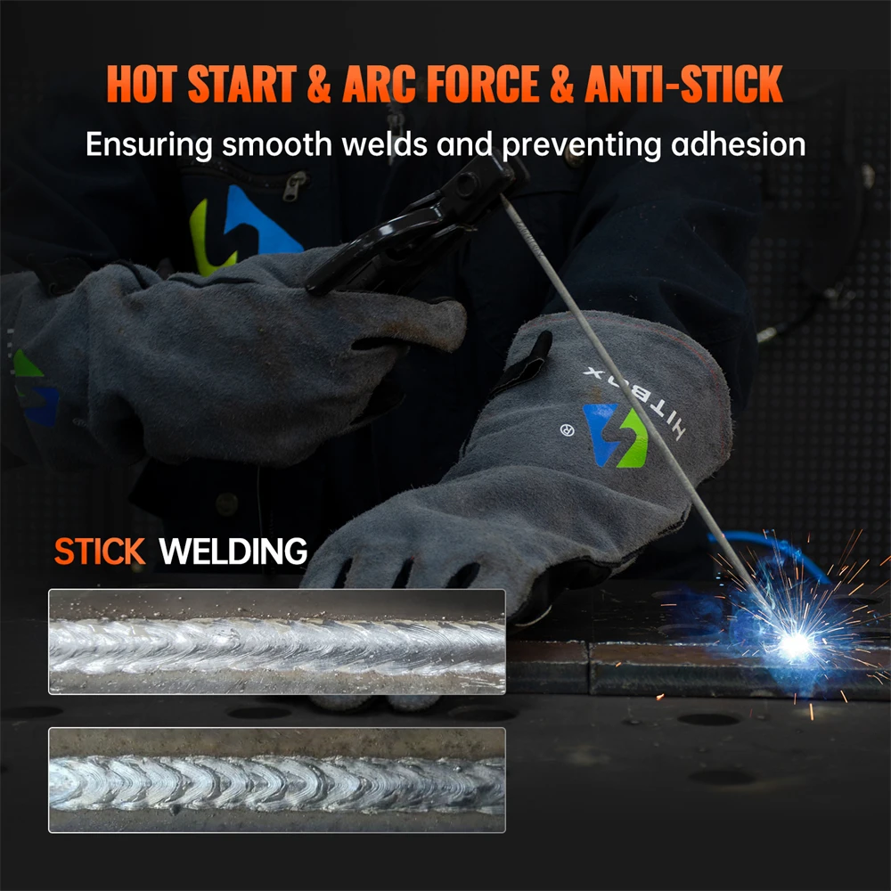 HITBOX HBT250P AC/DC TIG Aluminium-Schweißgerät 6-in-1 Stick MMA HF TIG 2T/4T Argon Präzisions-Digital-Puls-Schweißgerät für Magnesiumlegierung Edelstahl Kupfer AC Balance Tragbares IGBT Inverter-Schweißgerät 220V – Detail 16