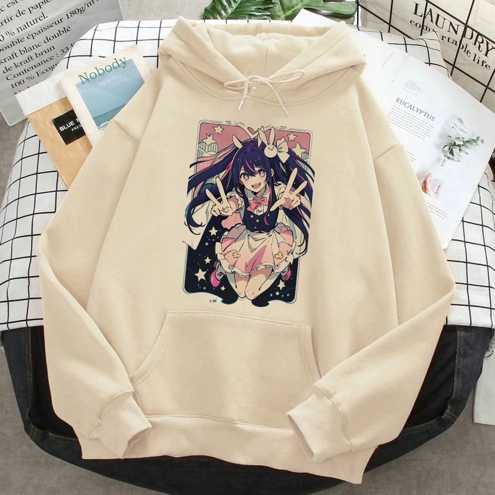 Oshi No Ko hoodies women Winter  Kawaii harajuku graphic Hooded Shirt female streetwear Pullover