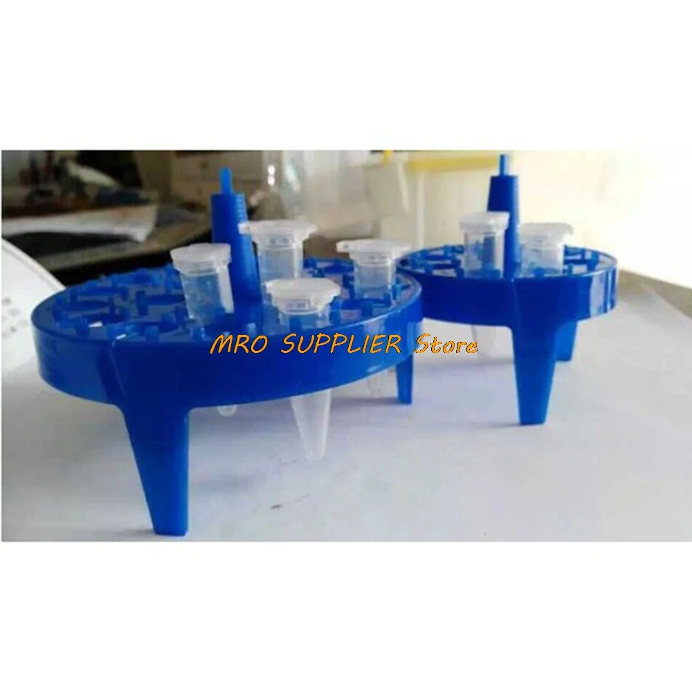 2pcs laboratory rack for 2ml,1.5ml centrifuge pipe text tube Plastic circular floating Storage tray 20 holes
