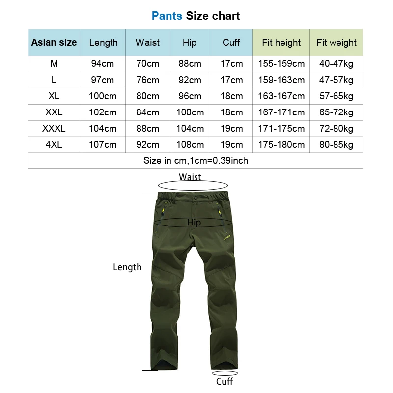 TRVLWEGO Autumn Work Pants for Men Hiking Trousers Trekking Outdoor Sport Breathable Quick Dry UV Proof Windproof Camping