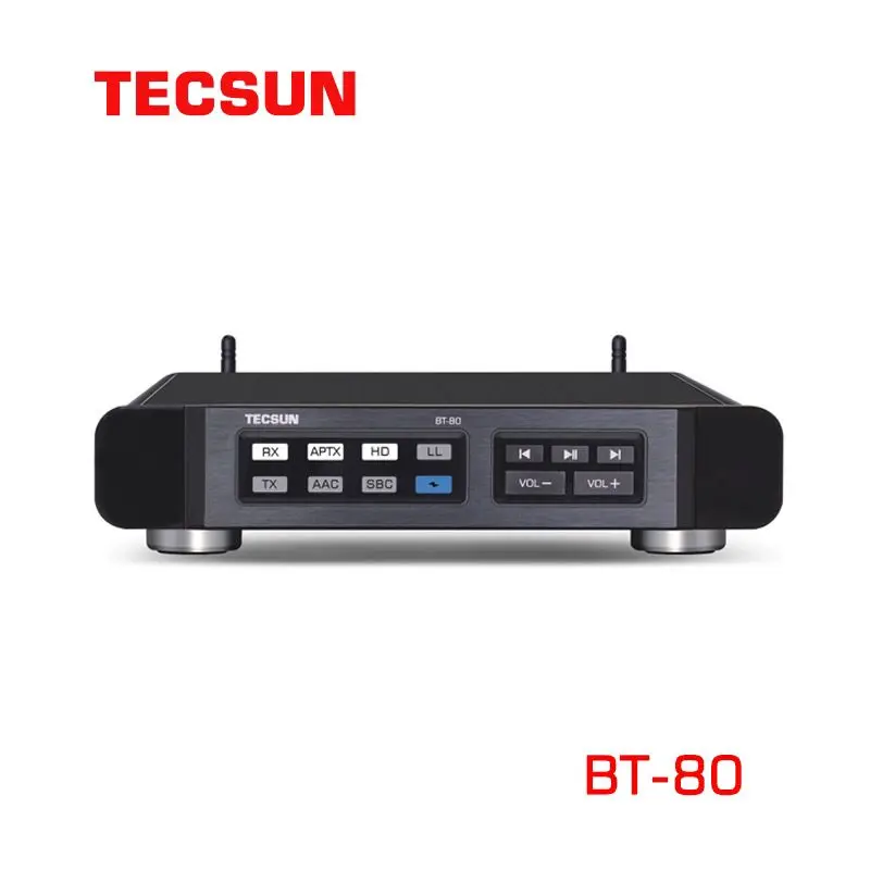 

TECSUN BT-80 Bluetooth Transceiver Adapter SABRE9018Q2C DAC Decoding TECSUN BT80