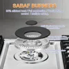 Efficient 30" Gas Cooktop 5 Sealed Burners Italian SABAF Design 304 Stainless Steel Knob Control Dual-Use Grill Pan Safety 3