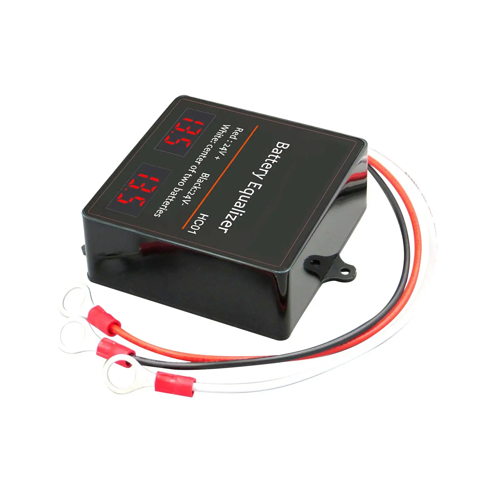 

HC01 Battery Equalizer Voltage Balancer Professional Small Battery Balancing Regulator Durable LED Display for Car Accessories