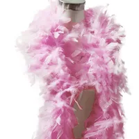 2024 New Feather Boa Soft Feather Trim For Wedding Party Show Costume Stage Dancing Night Dance Diy Decorations 1