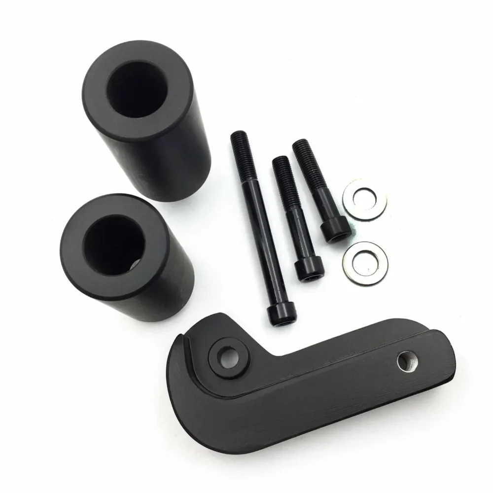 

Free Shipping Motorcycle Parts No Cut Frame Slider Protector for Suzuki 2006-2008 GSX-R 600/750 Black
