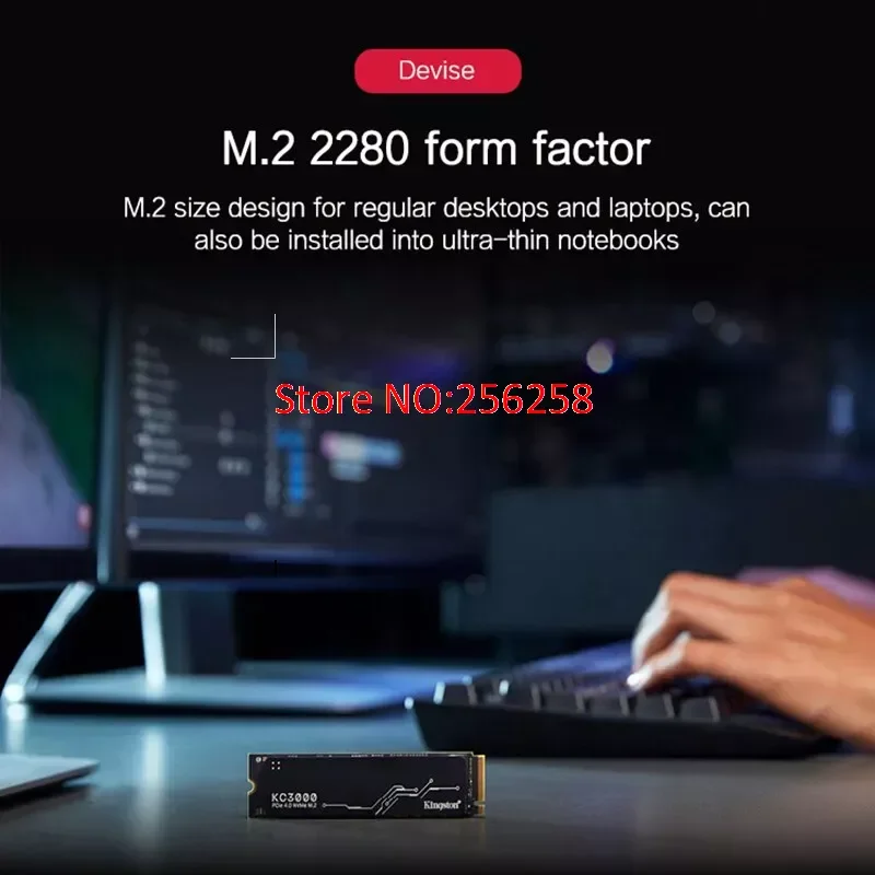 Kingston SSD M2 Nvme M.2 2280 PCIe 4.0 X4 KC3000 1024GB 512GB 1TB 2TB  ָ Ʈ ̺ HDD ϵ ũ, PS5 ũž