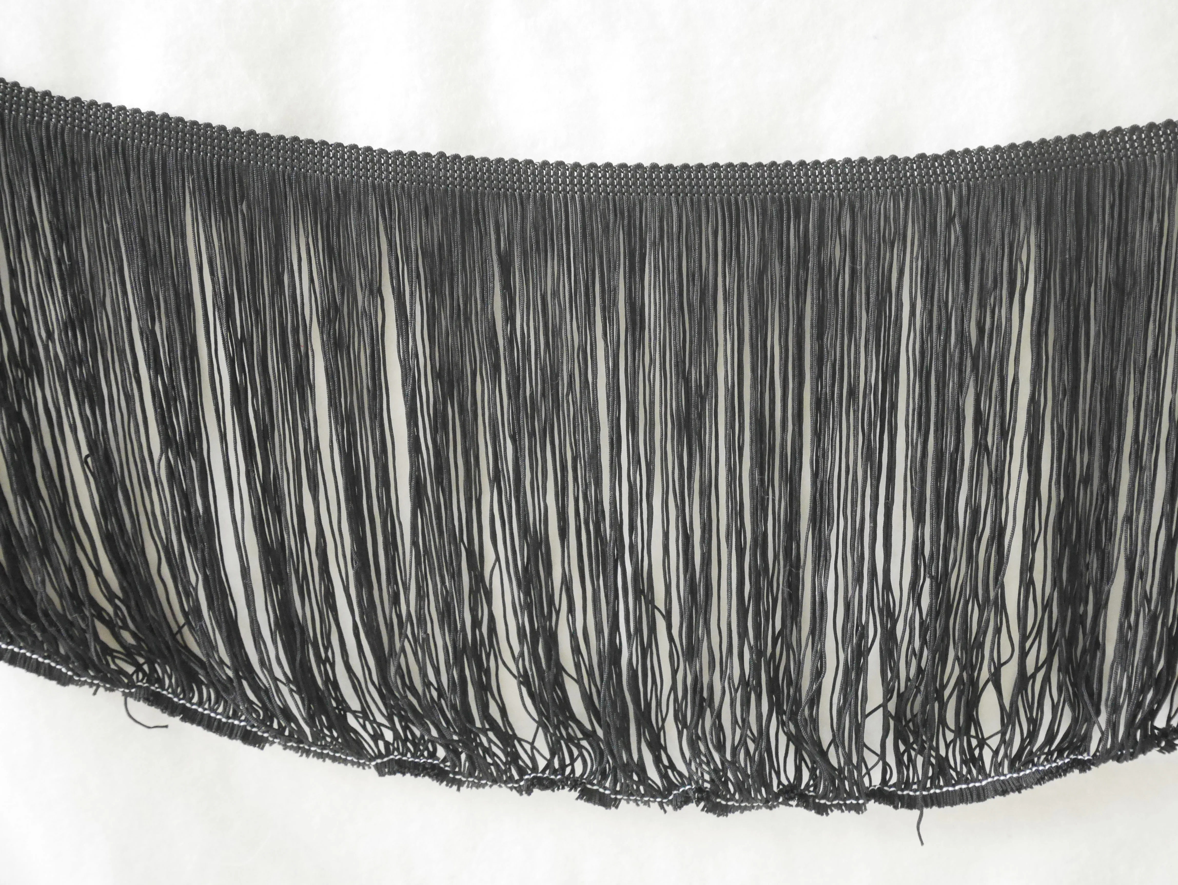 특별 도매 주문, 블랙 나일론 체인릿 프린지, 18-20cm, 30cm