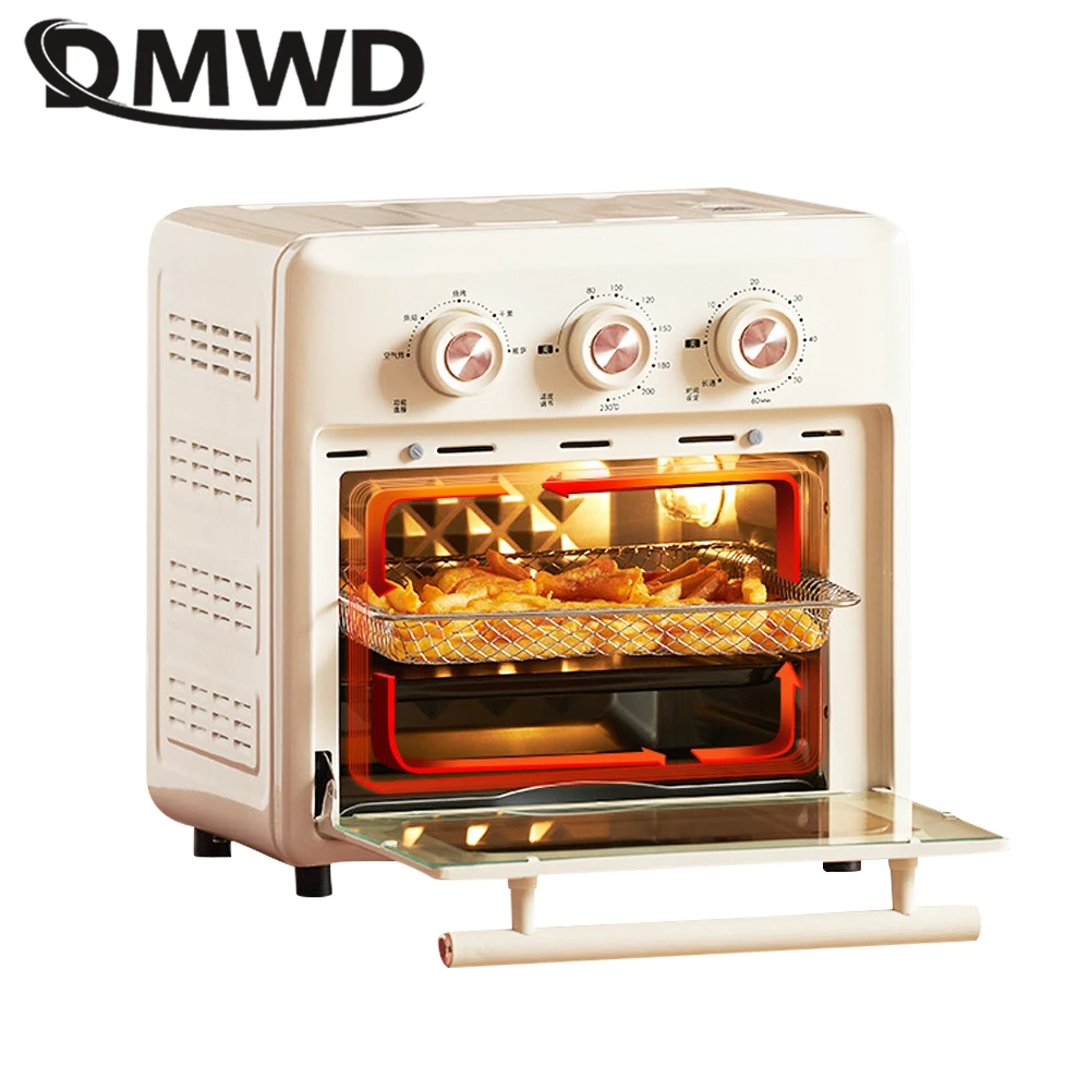 DMWDHouseholdBakingOvenElectricRoaster15LFryerBreadMaker