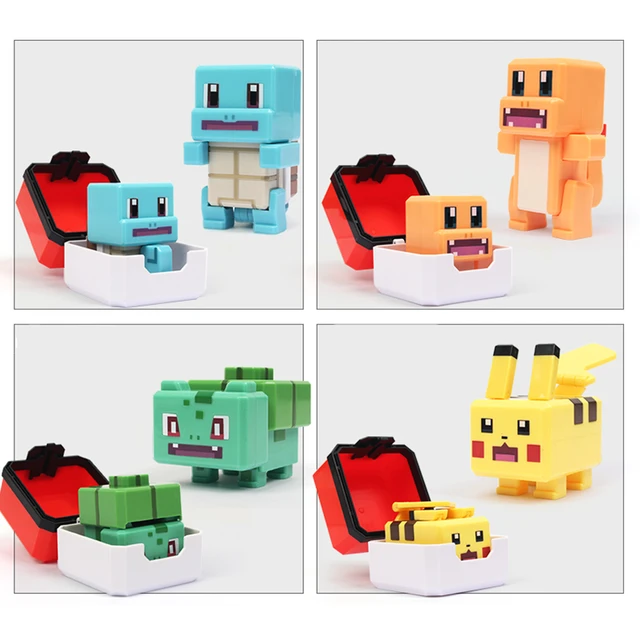 Genuine Game Pokemon Quest Starry Dream Series Pikachu Eevee Komala  Bulbasaur Charmander Anime Figures Base Model