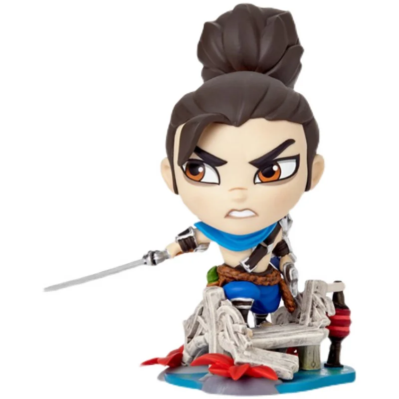 

League of Legends LOL Yasuo The Unforgiven Version Q Anime Figure Model Collecile Action Toys Gifts