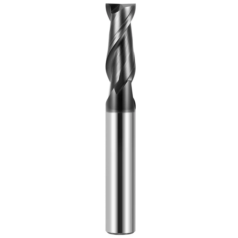 XMSJ HRC66 Tungsten Steel Carbide 2-Flute Nano Coating Flat End Mills CNC Machining Center Milling Cutter Tools 1-20MM
