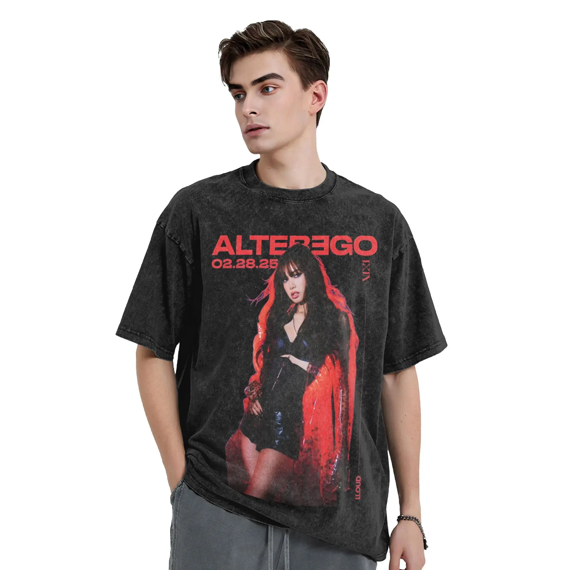 Vintage Women Men Alter Ego Lisa 2025 New Album Tee Shirt Oversize