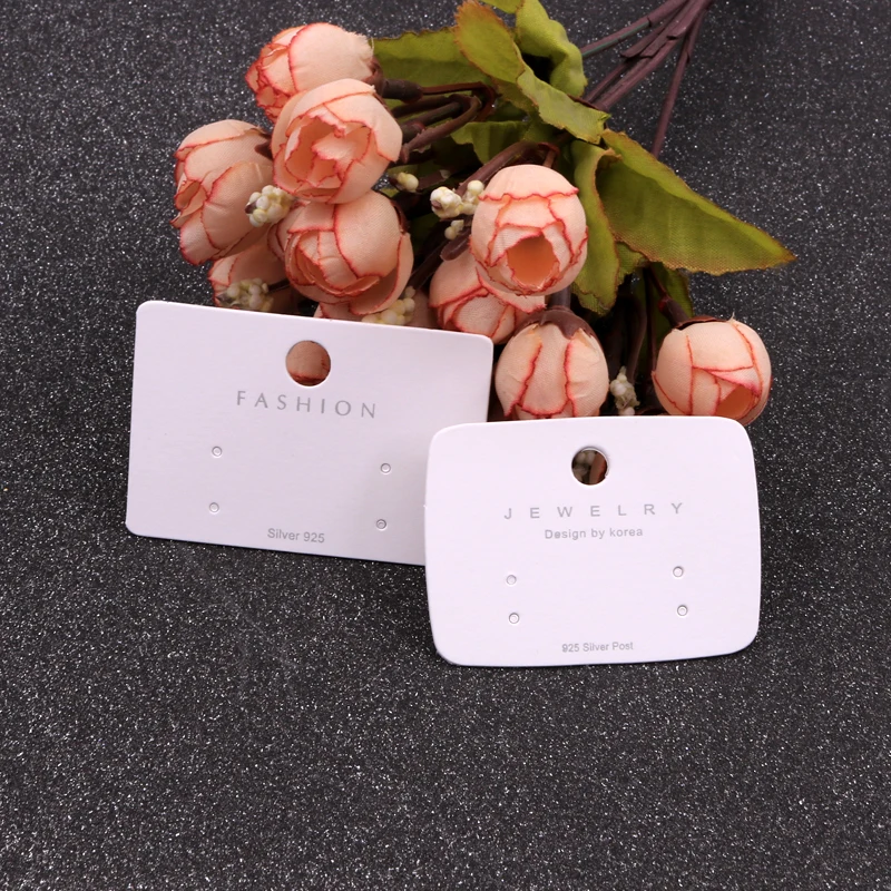 Индивидуальные ювелирные изделия карточки для демонстрации серег бумажный