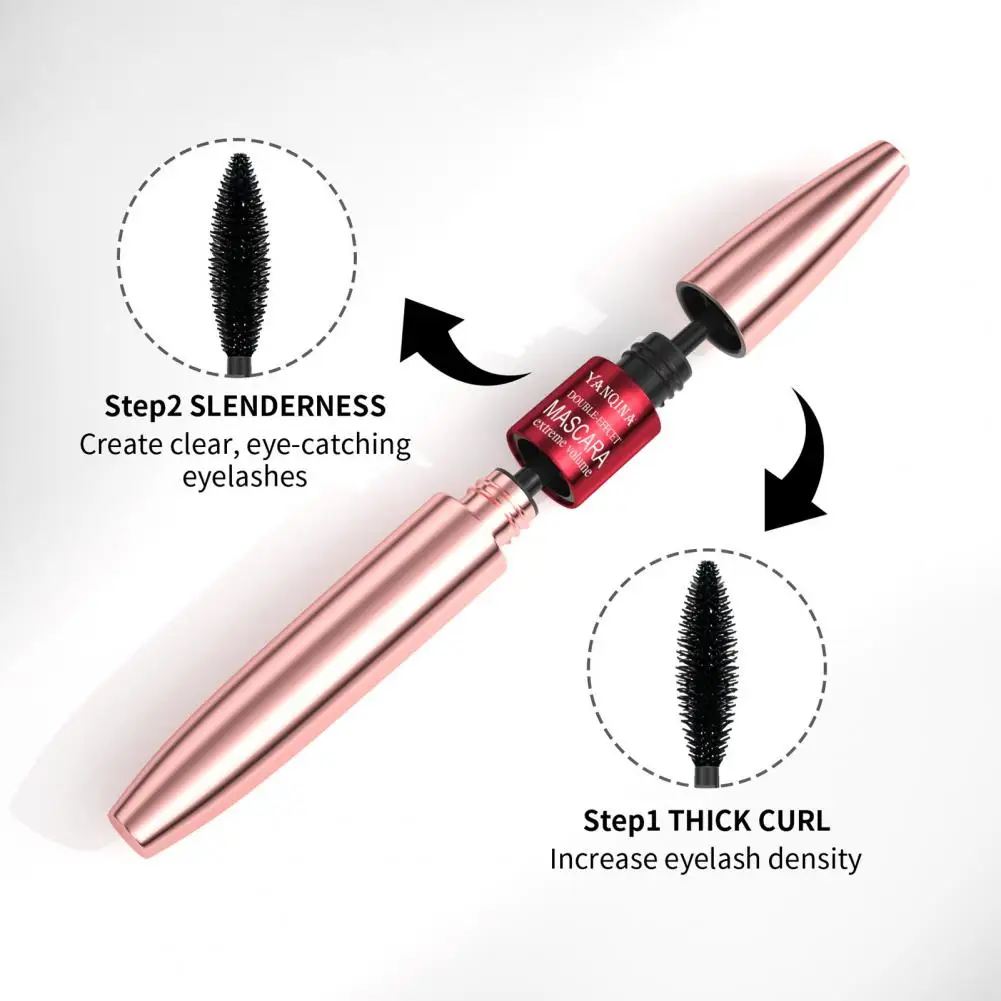 

Define Eye Contour Mascara Waterproof Double Effect Mascara for Fuller Curly Lashes Achieve A Natural Look with 10ml for Eye